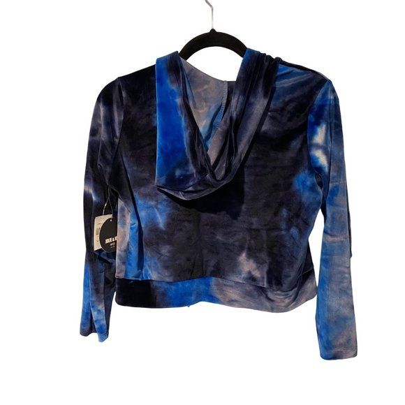 NWT Jolie and Joy YOUTH size Large jacket and pant set blue tie dye pattern - Picture 3 of 11